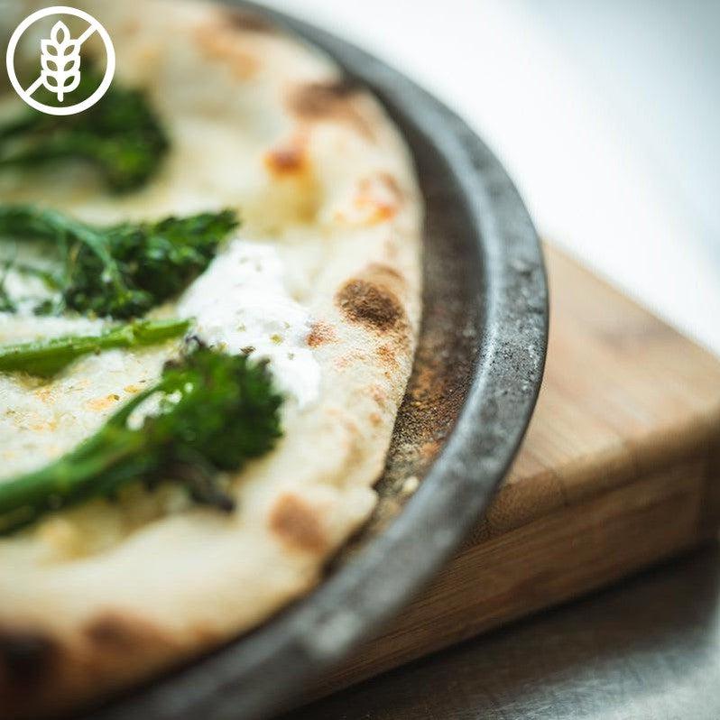Pizza Bianca - Broccolini - Burrata - Glutenvrij - Suggestie-Bastiano Bonheiden
